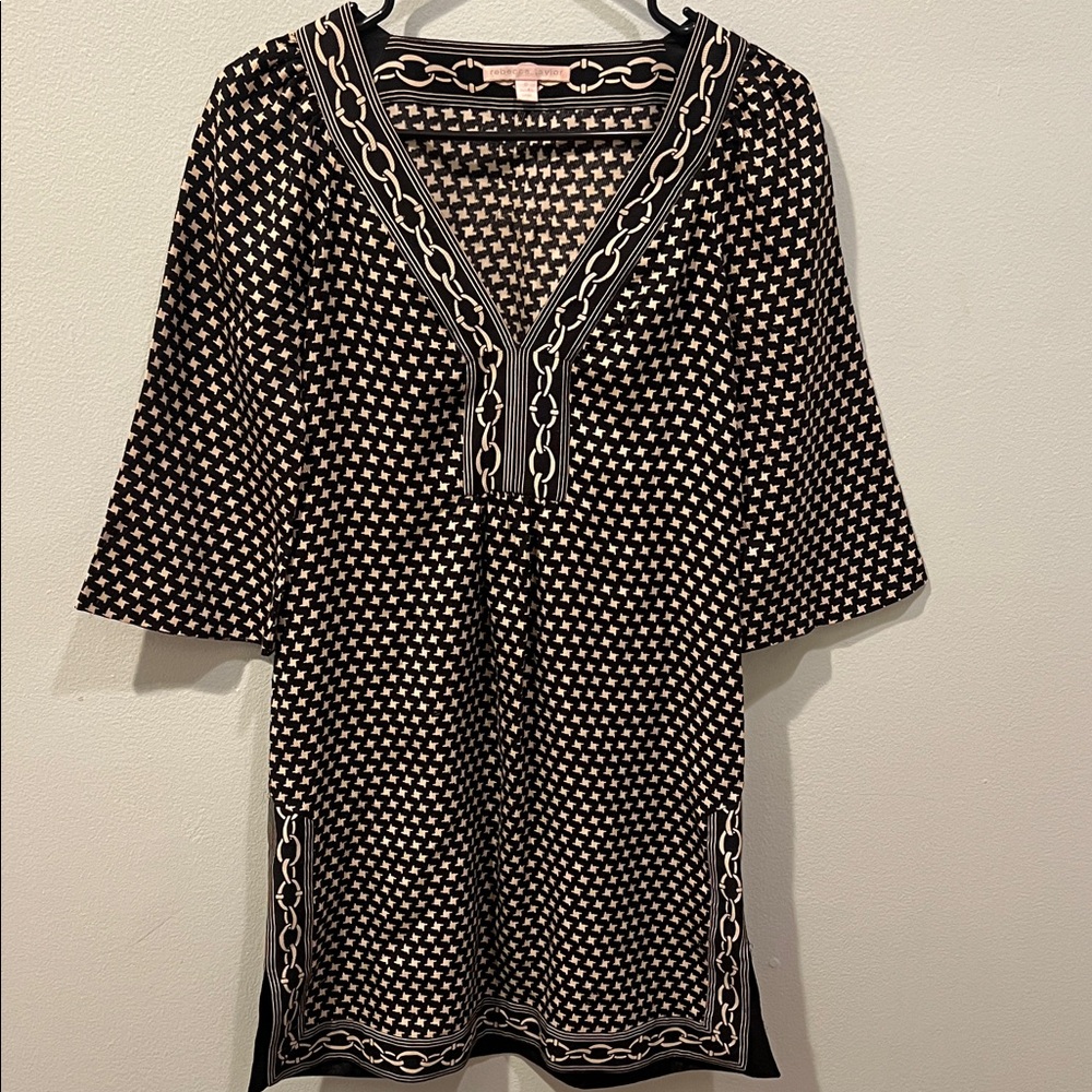 Vintage Rebecca Taylor size 0 Cotton/Silk Tunic